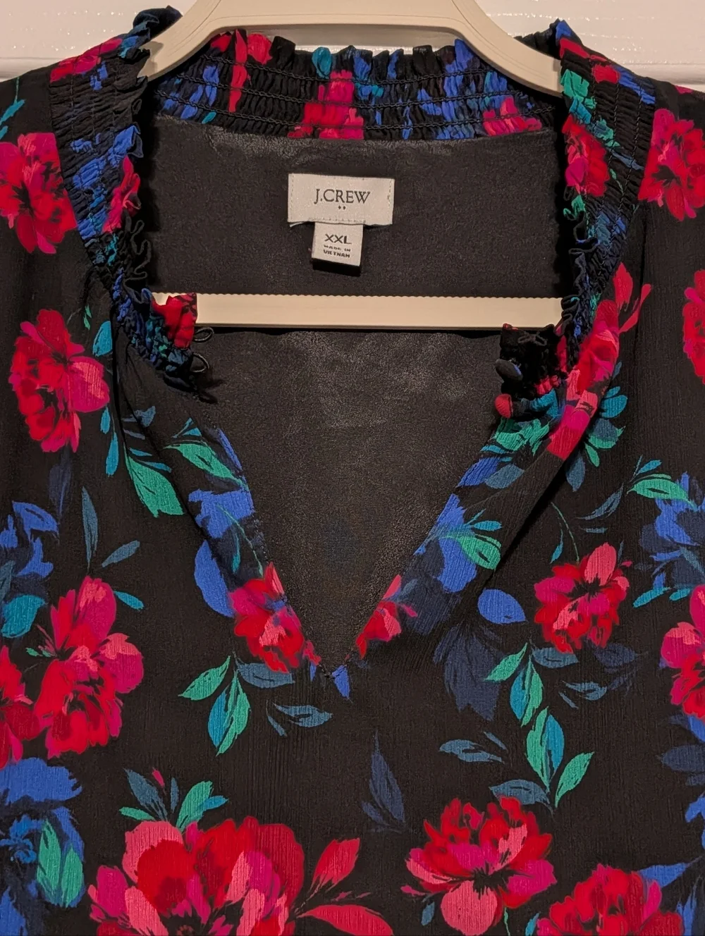 J. Crew Floral Blouse